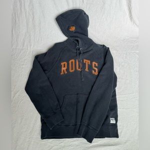 Roots Hoodie - Leather Letters